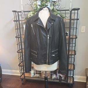 Black Rivet MOTO Jacket. Size XXL